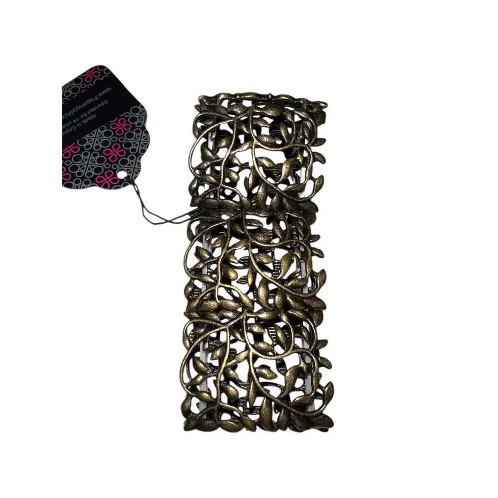 Paparazzi Antique Brass Filigree Leaf Stretch Cuff Bracelet New with Tag‎